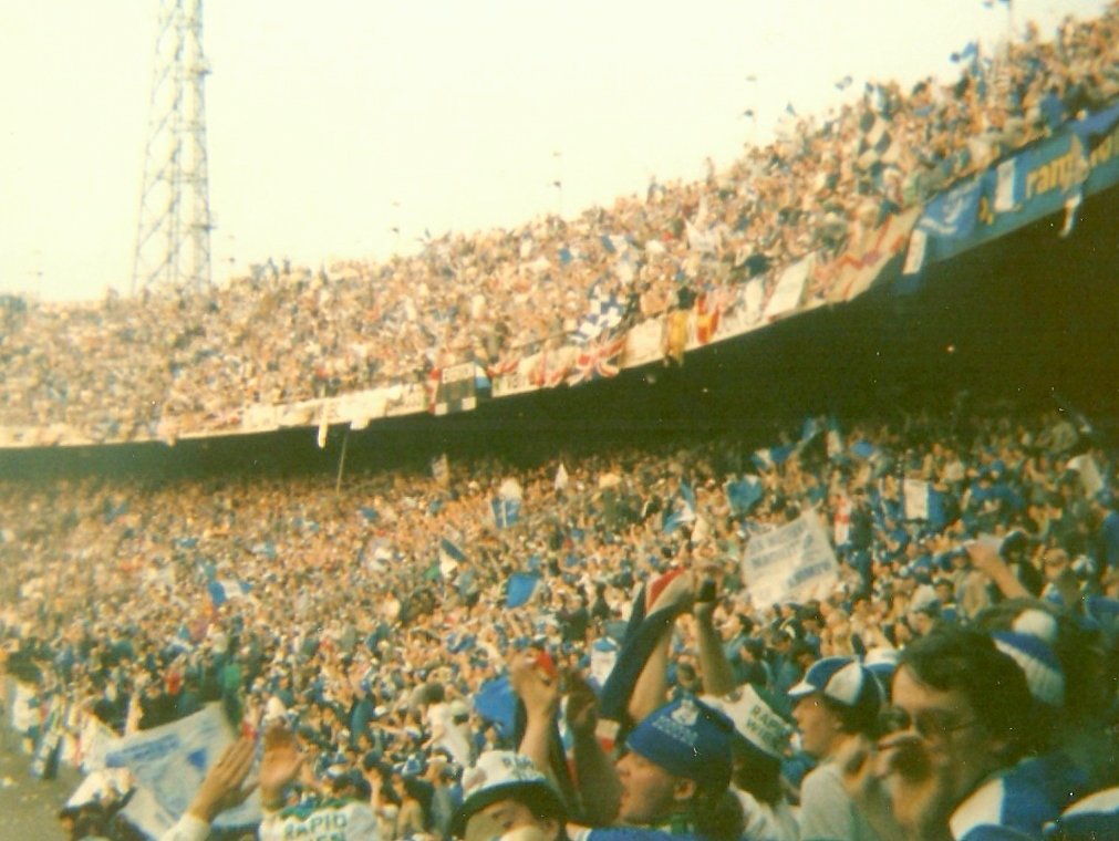 Everton84_85's tweet photo. 15.5.85
The date seared into the memory for evermore. Peak Everton. The little lad who trudged with his dad up Priory Road all those years was here.. in Holland.. watching the blues win a European trophy. https://t.co/EWYuXBdL5b