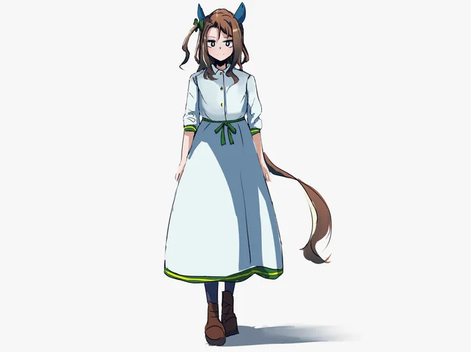 キングヘイロー夏の装い
#私服妄想シリーズ 