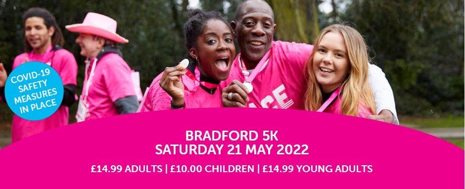 RT @Bradfordparkrun: There is no parkrun next weekend because the Race For Life event for Cancer Research UK is taking place in Lister Park - 3k, 5k and 10k distances are available if you fancy giving it a go, otherwise a spot of parkrun tourism may be on the cards? 🌍

We shall be back on 28 May! 🥳