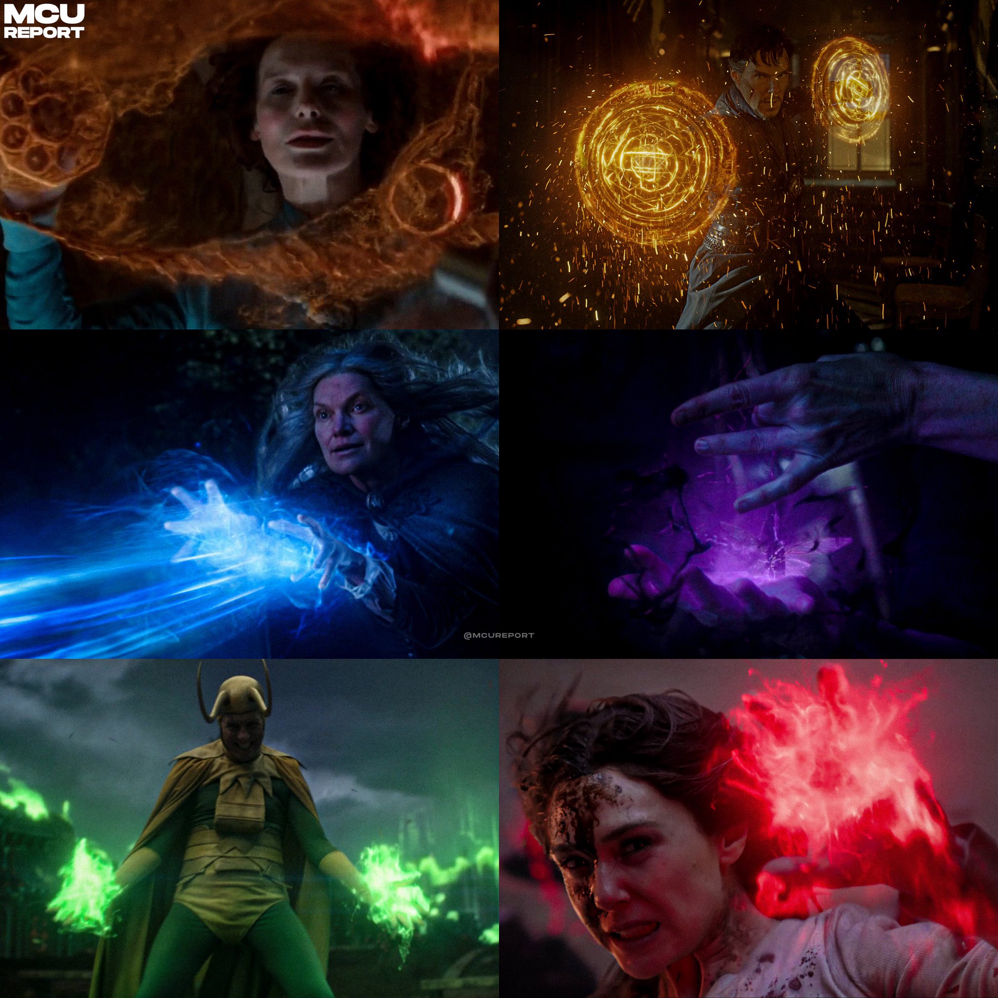 MCU Report on Twitter: "The colors of different forms of magic in the ...
