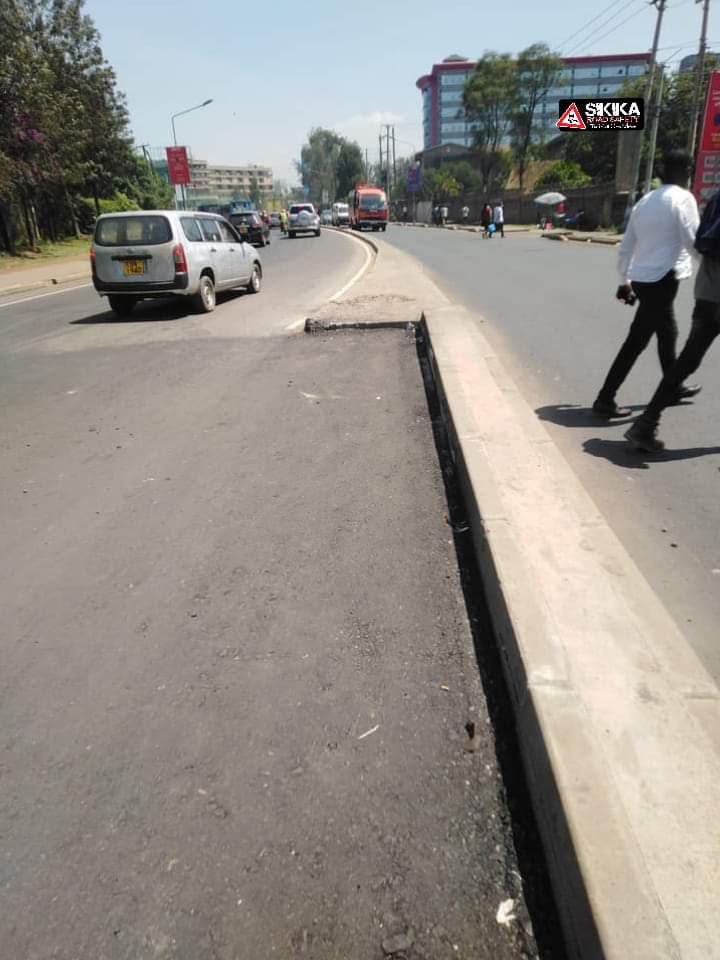 We condemn this in the strongest terms possible ‼️ A road to hell 😳this is at the junction between 4th Ngong avenue and Ngong road that poses risk to motorists Kenya Urban Roads Authority and Kenya National Highways Authority you are taking this JOKE TOO FAR NOW by @KaharaDavid