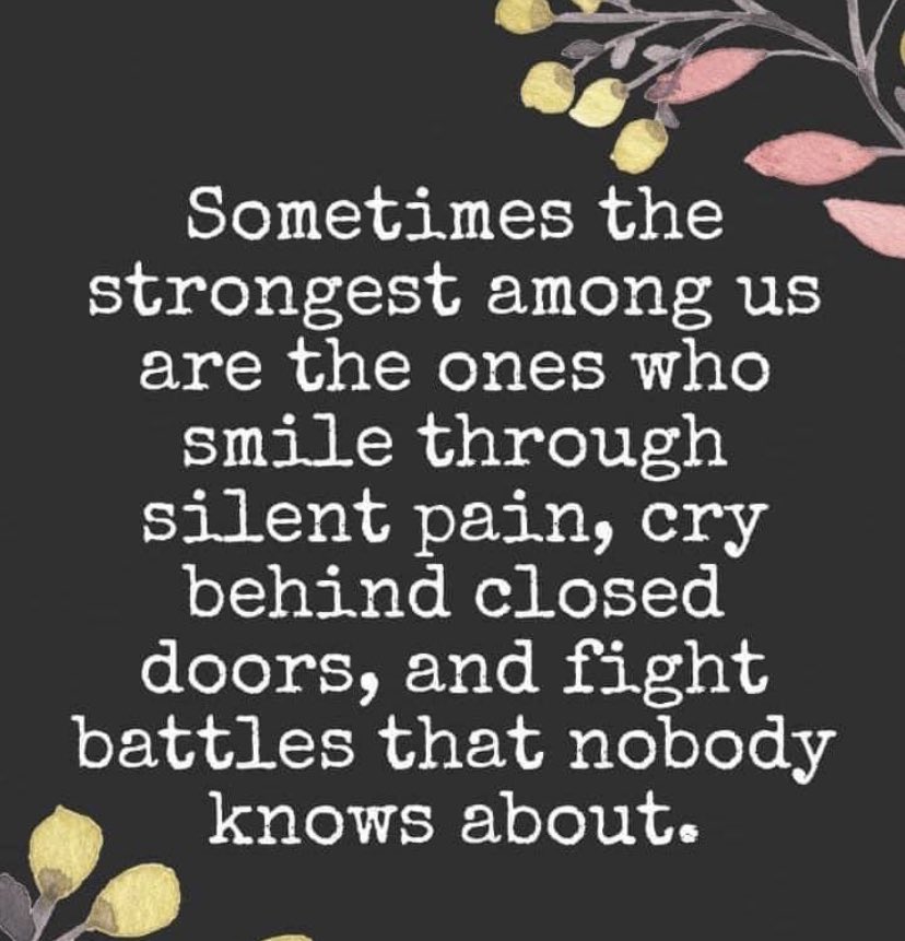 I think we should all remember this, before we make rash, quick judgements, harsh words that do untold damage, perhaps it would be better to say nothing.❤️💙#MentalHealthAwarenessWeek #thinkbeforeyouspeak