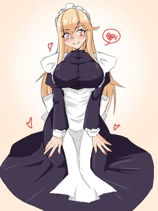 クラシックメイドM2HBちゃんおすわり^ω^ 