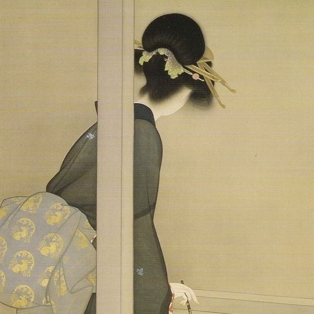 EstherHawdon's tweet photo. "The moon in the water;
Broken and broken again,
Still it is there."
           ― Choshu Ueda (tr. R.H.Blyth)

(images: Shoen Uemura / Koitsu Tsuchiya) https://t.co/EQNyUzOG6k