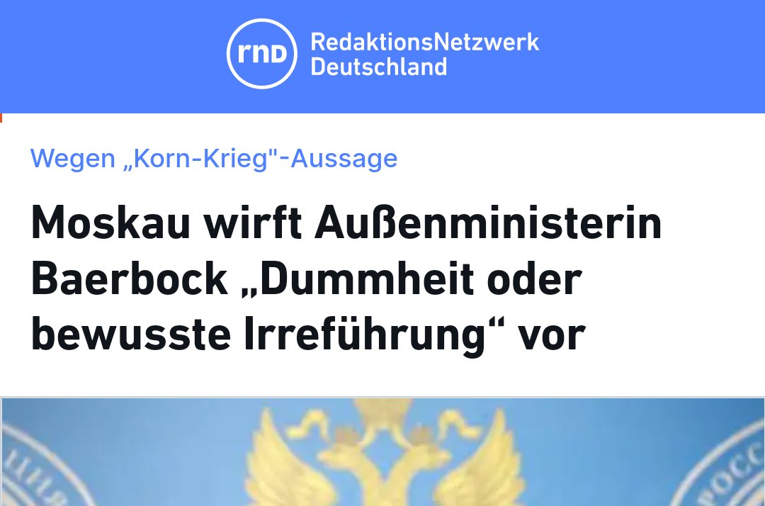 Da haben die Russen den Nagel auf den Kopf getroffen.