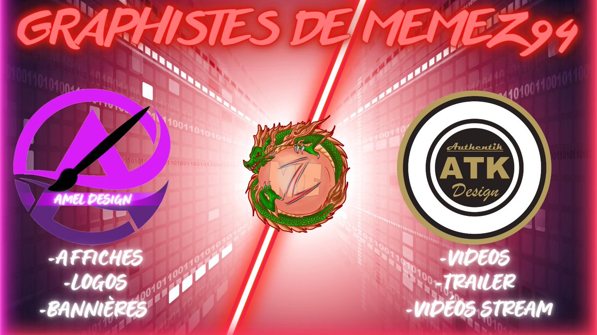 TWITCH MEMEZ94 (@twitchmemez94) on Twitter photo 🎨PRESENTATION🎨
Yo la Team dragon comment allez vous en ce Dimanche ? 🔥💪
Voici les deux personnes de mon équipe qui sont présents en tant que Graphiste 🎨
D’un côté il y a @AmelOcho et de l’autre <a href="/JW_Pupz/">Pupzix-KDB 🇧🇪</a> 🤝
Une bonne paire avec un maximum de talent 😊✅
Merci à eux 🤝⚡️ 🎨PRESENTATION🎨
Yo la Team dragon comment allez vous en ce Dimanche ? 🔥💪
Voici les deux personnes de mon équipe qui sont présents en tant que Graphiste 🎨
D’un côté il y a @AmelOcho et de l’autre <a href="/JW_Pupz/">Pupzix-KDB 🇧🇪</a> 🤝
Une bonne paire avec un maximum de talent 😊✅
Merci à eux 🤝⚡️