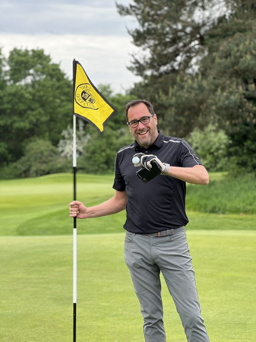 FulwellGC's tweet photo. Congratulations to Andrew Roberts getting a hole in one on the 16th hole today in the Moreland Denny #drinksallround #ace #sharpshooter #holeinone https://t.co/mwU1ZYLf4c