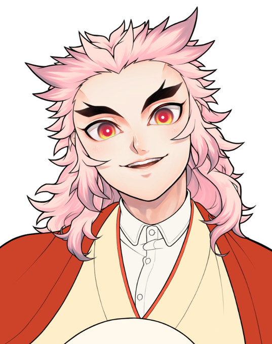 もった🍠さんがTwitterに投稿した煉獄杏寿郎(鬼滅の刃)のイラスト。