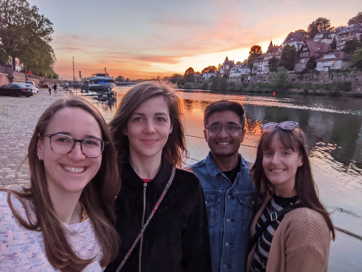 @Franze_Lab squad in beautiful Heidelberg for #EESMechanobiology. Pop by my poster 131 tomorrow if you're interested in how tissue stiffness affects Eph/ephrin signalling! 🐸🧠