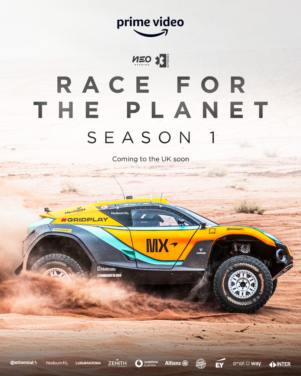 This. Is. Awesome! 👏 Catch season 1 of the official Extreme E docuseries ‘Race for the Planet’ on <a href="/PrimeVideoUK/">Prime Video UK & IE</a> soon. 👀