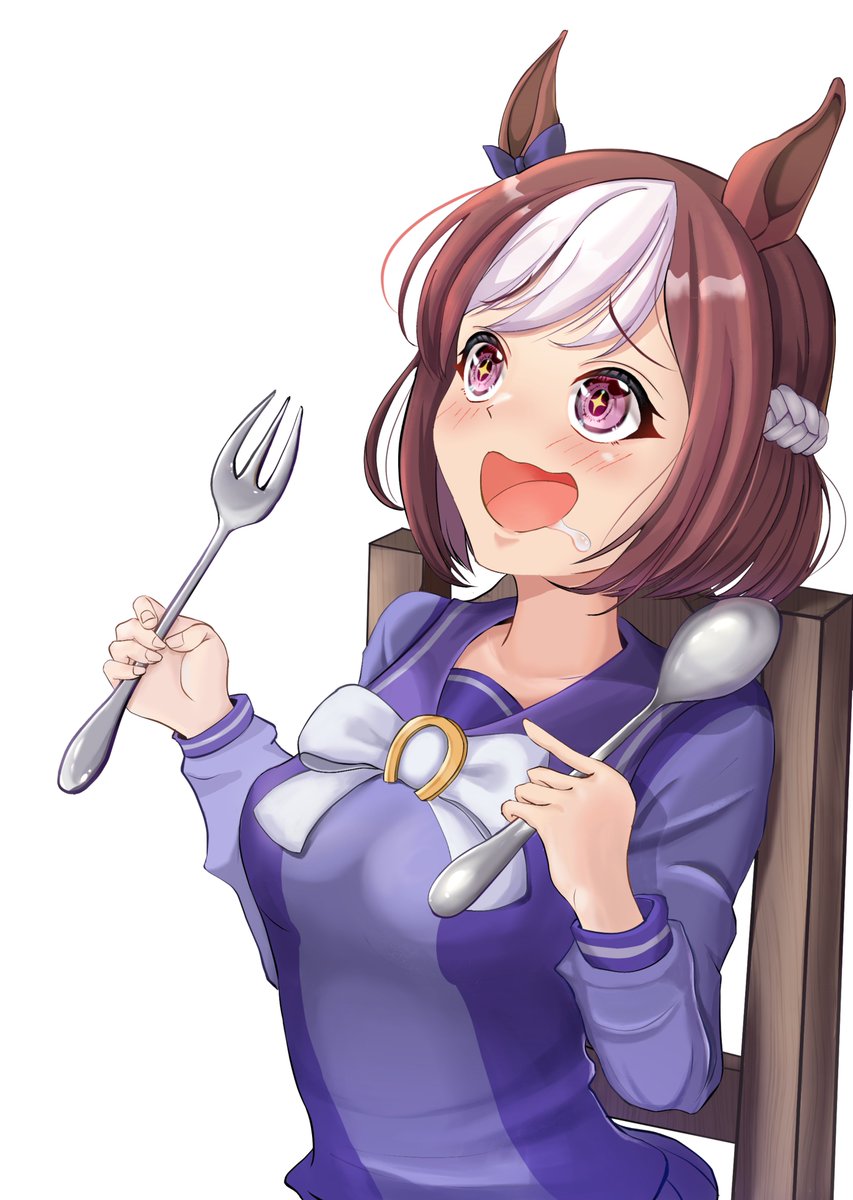 スペシャルウィーク(ウマ娘) 「ひとまず描けたパクパクスペちゃん。
(何を食べようとしているかは後日…)

#ウ」|朱天@Skeb募集中のイラスト