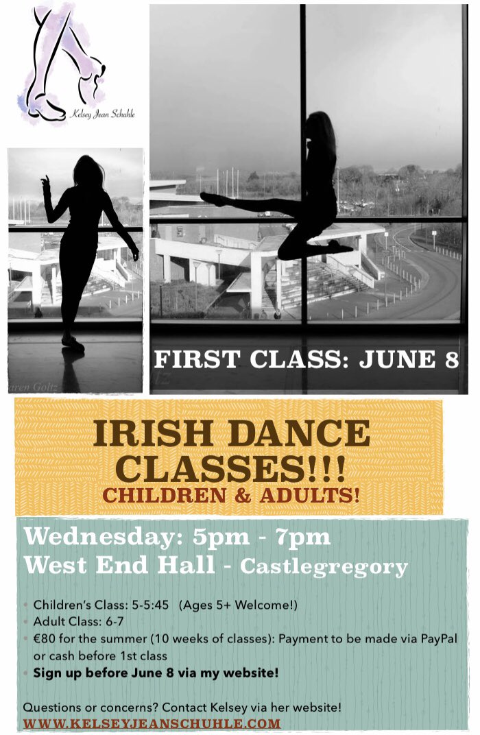 kjsdance's tweet photo. #irishdance #danceteacher #irishdanceclass #castlegregory #kerry #ireland https://t.co/cR7Rs8PhTV