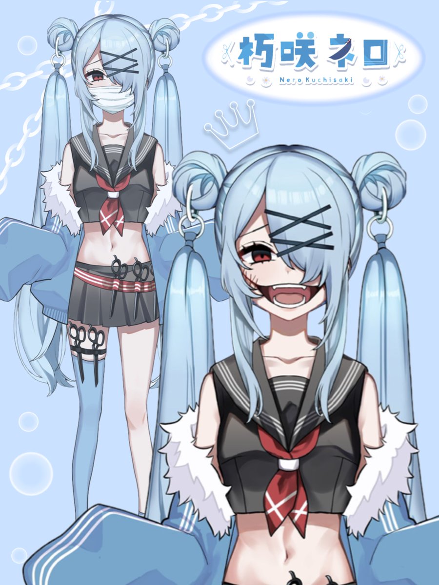 ̗ はじめまして ̖ ´- ことり匣(@kotoribox_ )1期生 口裂け女の 朽咲 ...