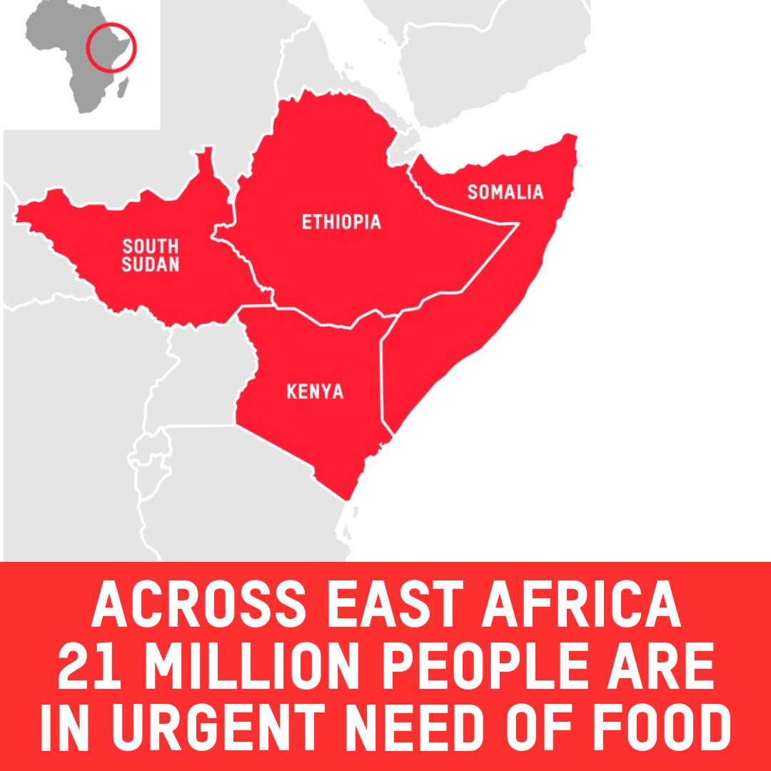 oxfamgb's tweet image. Conflict in #Ukraine has sent global food prices soaring, putting even more pressure on people already facing a hunger crisis. 21 million people in #EastAfrica are in urgent need of support. 

Find out why 👉 bit.ly/_EastAfrica

#Hunger #FoodCrisis #HappeningNow