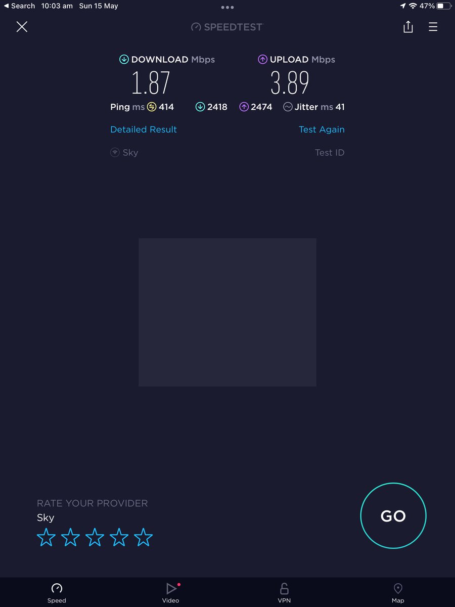 Mraspinks's tweet photo. @SkyBroadband are there known problems in Langdon Hills, my internet is super slow, tried restarting router still same issue. Was fine last night. https://t.co/p7svvsNtYn