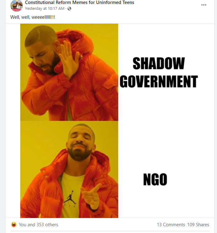 Jasnoza's tweet image. I QUOTE: NGOs are no more immune to corruption than companies in other sectors but for development organizations it can be especially harmful and have a knock-on effect on reputation, funding and donations. #FederalParliamentaryPhilippines #SystemMatters