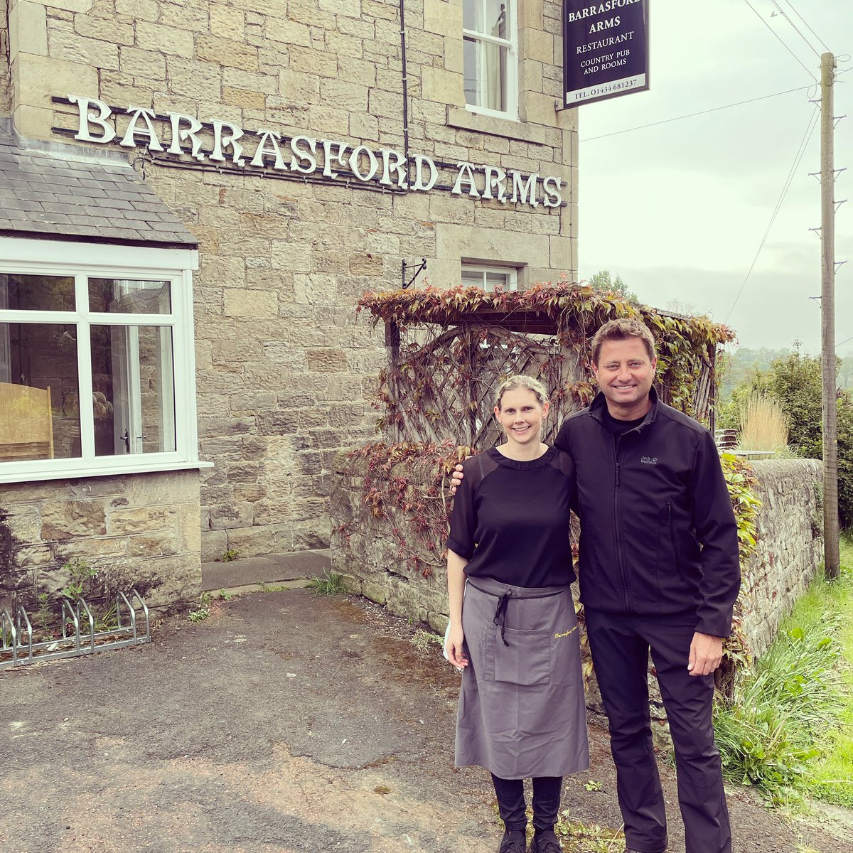 It was great to have the pleasure of <a href="/MrGeorgeClarke/">George Clarke</a> staying with us last night on a stop off from walking the Wall. Hope our beautiful locals didn’t put you off coming back 🤣#georgeclarkesamazingspaces #hadrianswall #walkingstays #pubstays <a href="/VisitNland/">Visit Northumberland</a>