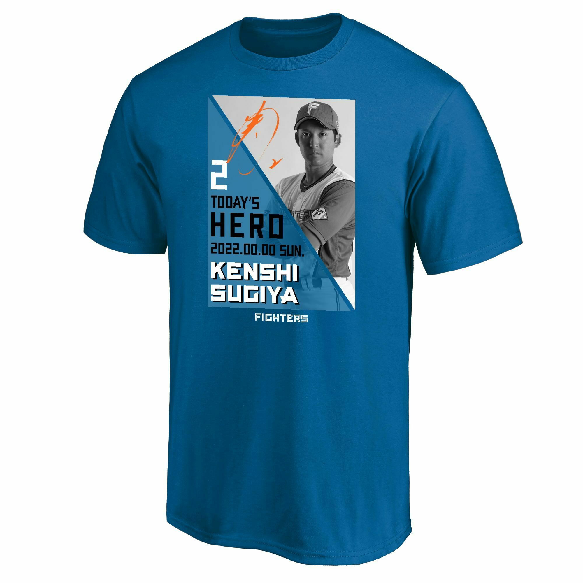 ブルー系第一ネット 北海道日本ハムファイターズ 18年ｔシャツ 12松本 応援グッズ 野球ブルー系 7 0 Lucentlightinginc Com