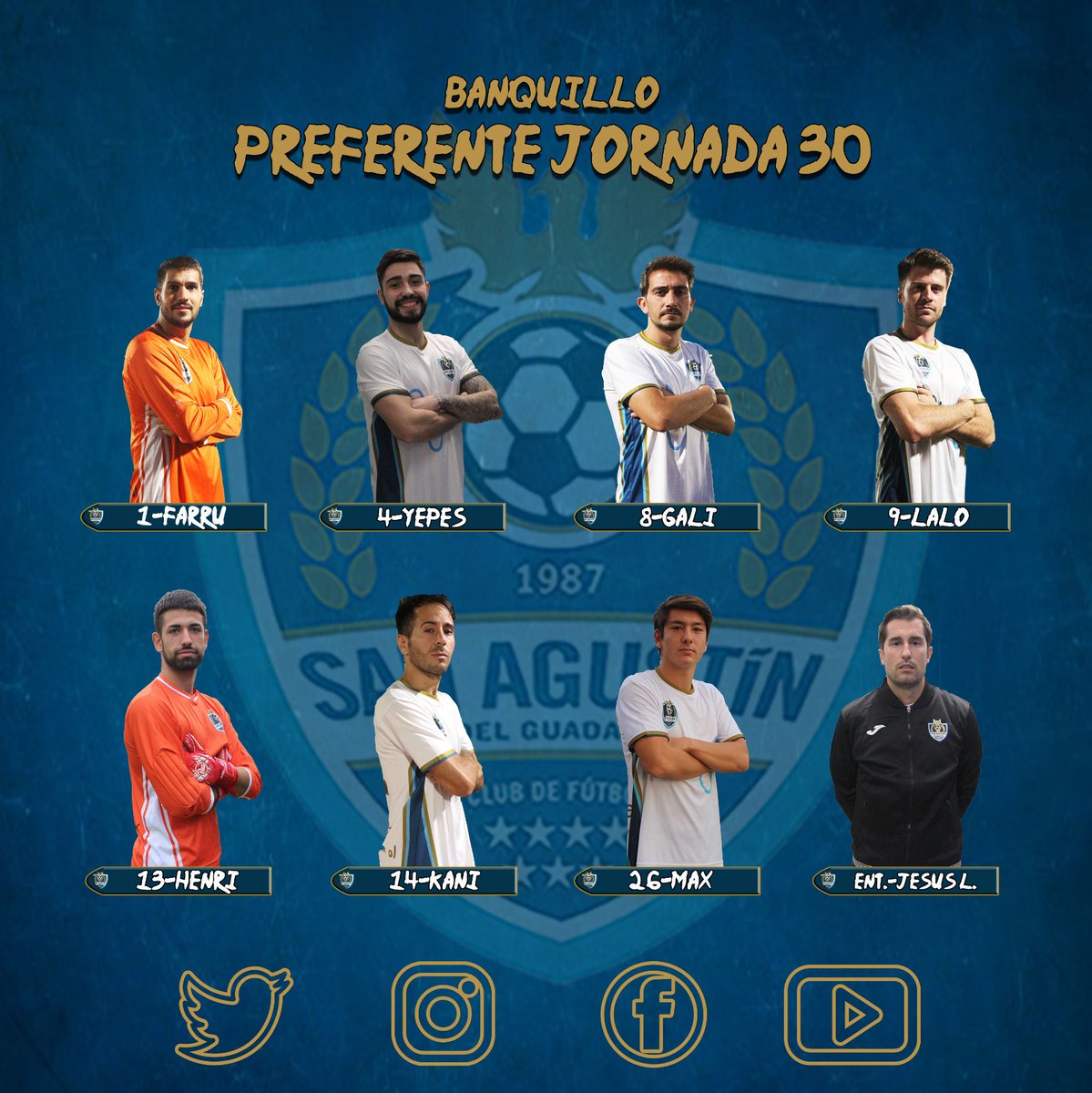 CF_SanAgustin's tweet image. Primer Equipo

⏰ 1

Arranca el partido con estos equipos.

@FundacionADF 0-0 @CF_SanAgustin 

#LaHoraSanAgus