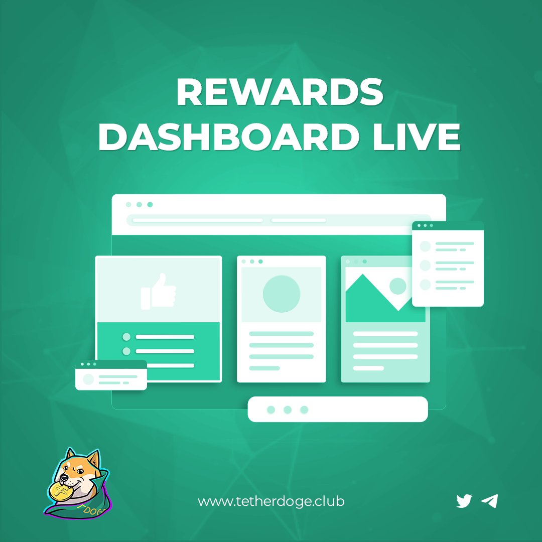 Rewards Dashboard is live! 🐶🚀 $USDT

dapp.tetherdoge.club