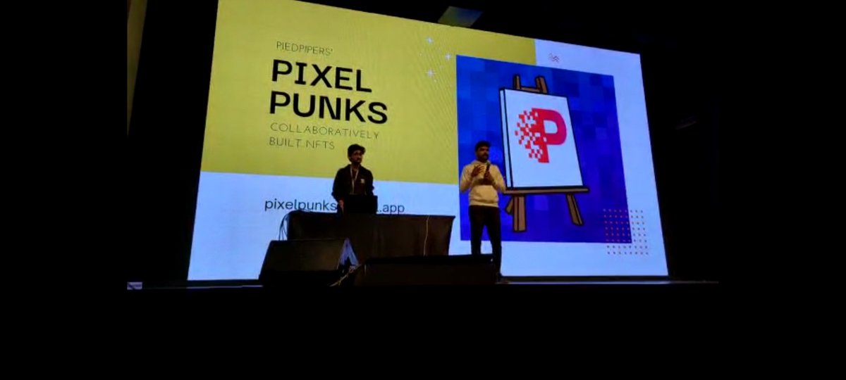 pranav_vasist's tweet photo. Just presented our first Blockchain project on #SolanaHackerHouse . Super helpful and friendly community. We started from scratch and finished our demo in under 2 days. Thank You @hackerhouses for hosting this incredible convention. https://t.co/vtarGfz9ZI