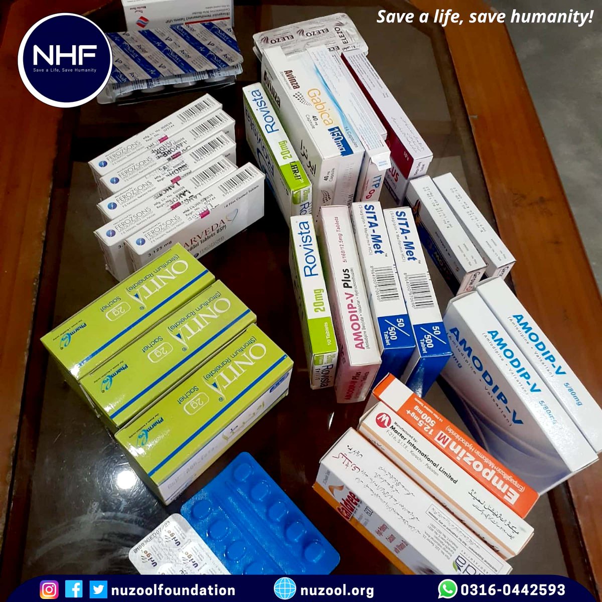 nuzool_fdn's tweet photo. الحمدللہ آپ کے تعاون سے این ایچ ایف نے مزید 6 افراد کو ادویات فراہم کردی ہیں۔

آج ہی اس کار خیر میں اپنا حصہ ڈالیں اور اس نیک مقصد میں ہمارا ساتھ دیں۔

#HealthcareForAll #donateforacause #nuzoolhealthcarefoundation https://t.co/go22DScW5q