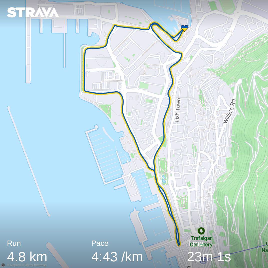 tonyevans88's tweet photo. Check out my run on Strava. #ukraine #5k #runforthesun #slavaukraini
https://t.co/bMcxd8BZX0 https://t.co/YaqsSapsvk