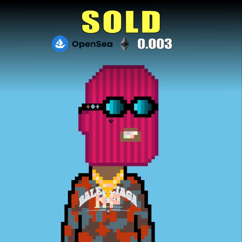 MillionairePunk #53 sold.✔️ 

Our first drop is only priced at 0.003 eth with no gas fees.⛽️ 

Take the opportunity to get as many as you can, the next drop will be more expensive.💵💶

Join our millionaires club now!!🔥🔥
.
.

#nft #NFTs #NFTGiveaways #nftart #NFTCommmunity