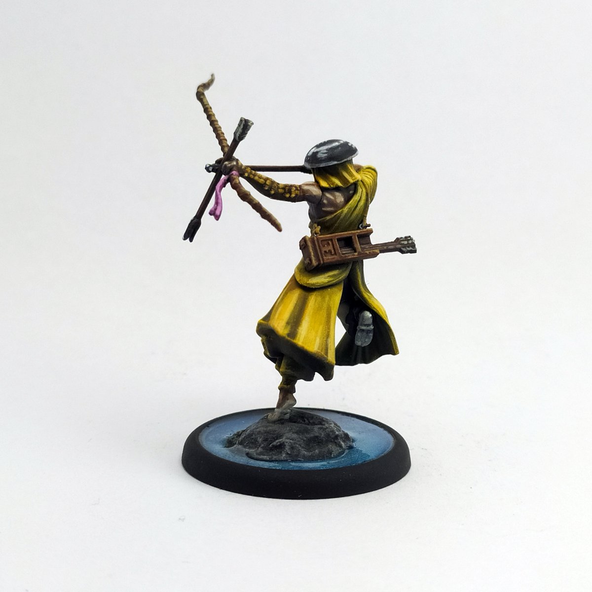 ypietrzakpaints's tweet photo. ...and here are some more monks. Thunder Archers from #malifaux by @playwyrd. I used a purple undercoat on these to try and keep some of the warmth intact. #m3e #wepaintminis #commissionpainter #paintingminiatures #playwyrd #tenthunders #ttrpg https://t.co/Q24cwbhBlb