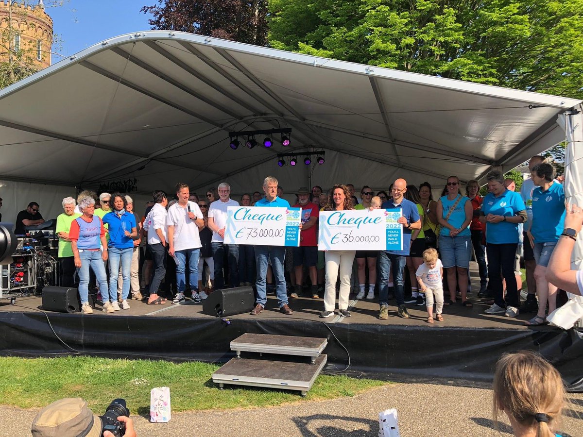 SamensterkW's tweet photo. Een dag na @De24uur lopen we nog steeds op wolken. Het blijft ongelooflijk dat deze editie zó ontzettend veel geld heeft opgebracht! Een hele grote en diepe buiging voor de organisatie, de teamcaptains, de vrijwilligers, de lopers en iedereen die bijgedragen heeft! #dankbaar https://t.co/pBfDbetNpG
