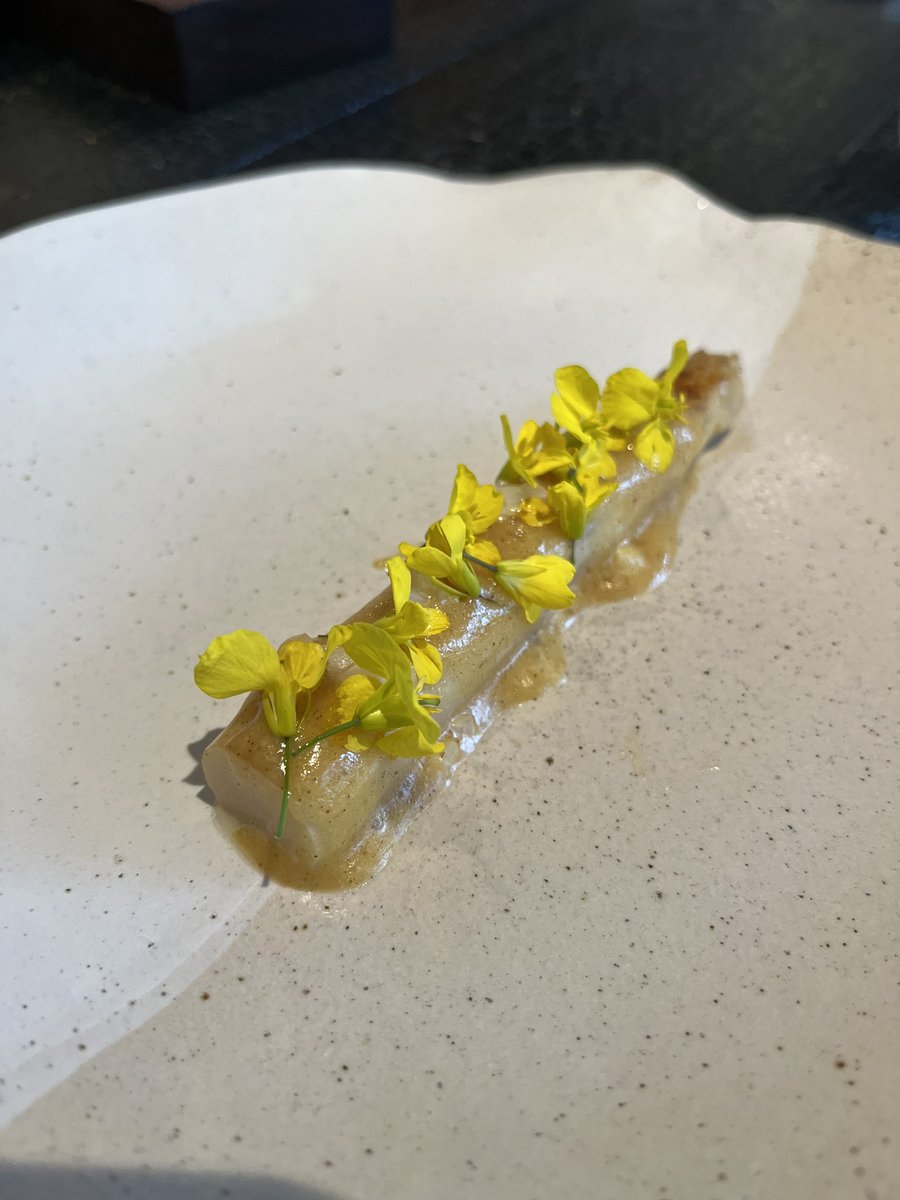 hopwoodadrian's tweet photo. Once again an outstanding meal @LeCochonAveugle had a small moment when the Boudin noir macaron didn’t arrive with the snacks,but arrived later with one of the best pork dishes I have ever eaten as with the poached brill! Thank you @chefoverington @Vix_Overington @clare_hopwood https://t.co/QwREl8dJc5