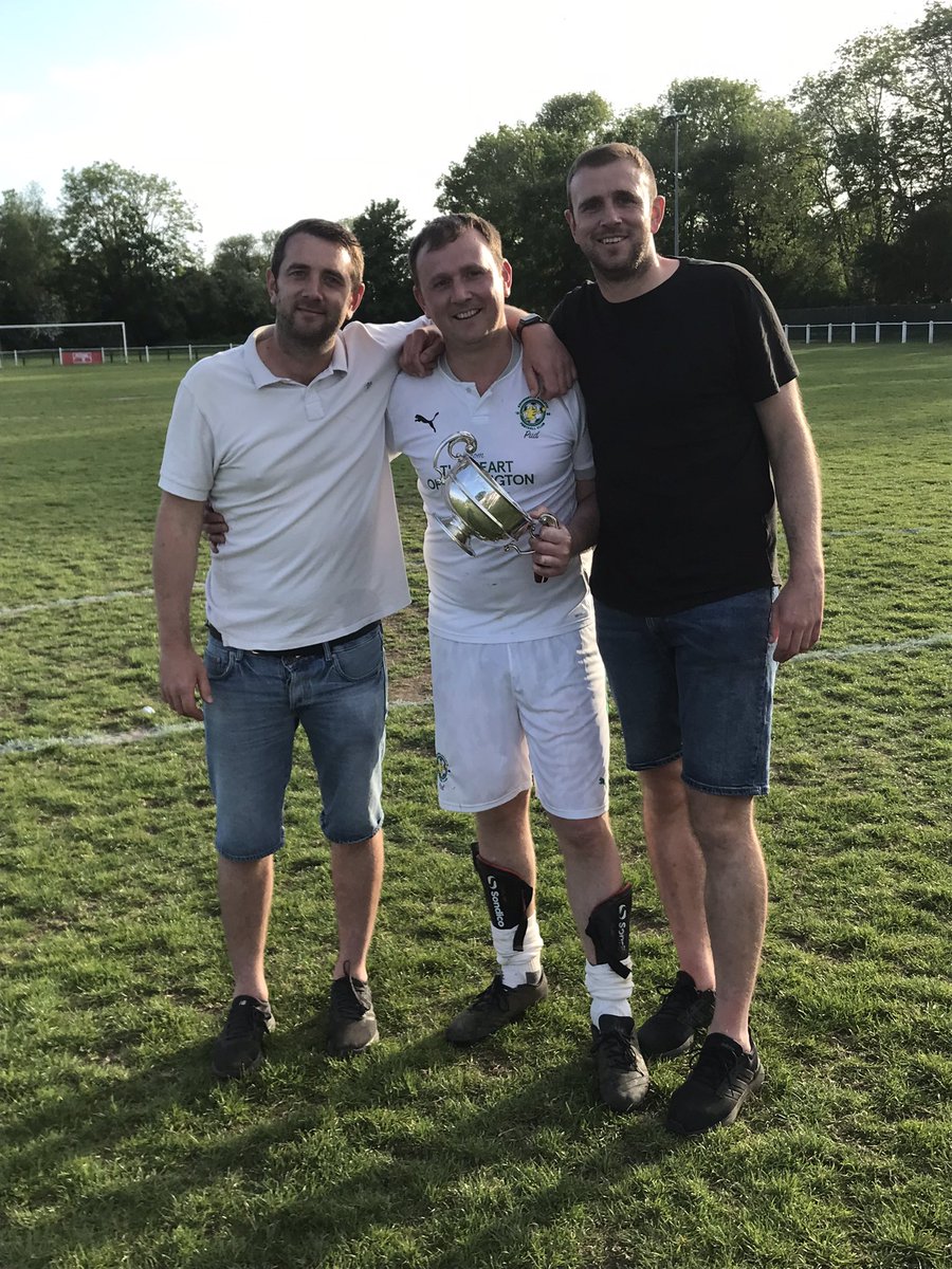TheKennyMen's tweet photo. After the game @BigJayCatts announced that the final was his last game for the club after playing for the club since the age of 6. what a way to bow out with a goal and a cup win! Thank You JC #WalkingInAJCWonderland #AtTheBusStop https://t.co/FeHDlF6nro