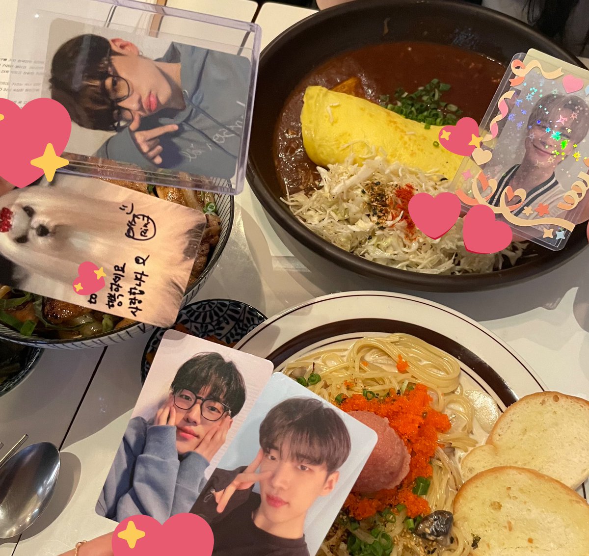 FROM_JAECHAN's tweet photo. 맛저😋 음식이 안보이네 ㅠㅡㅠ https://t.co/0gpHWqLMSO