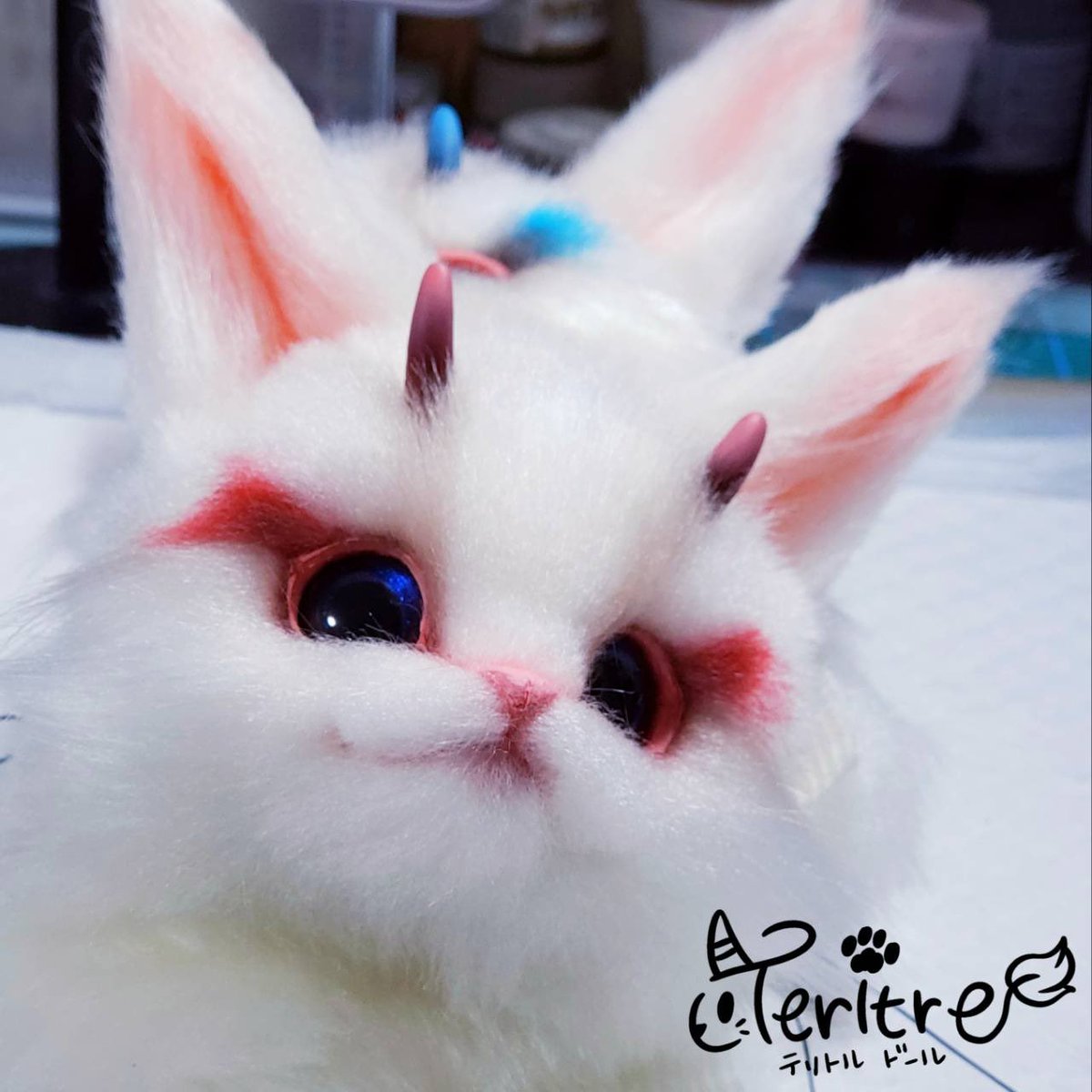 Teritre Doll テリトリドール アートドール ぬいぐるみ うさぎさん 白