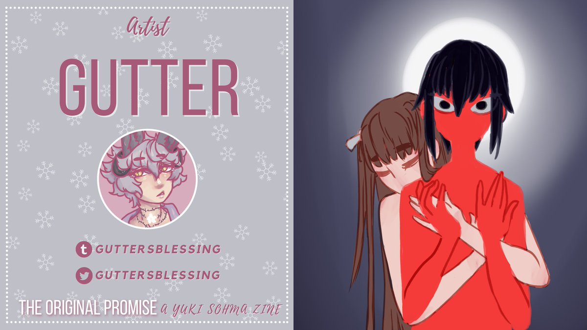 YukiZine's tweet photo. 💜 CONTRIBUTOR SPOTLIGHT 💜

Introducing Gutter, who'll be an artist for the zine! 

You can find them on Twitter: @guttersblessing 
And on Tumblr! https://t.co/ADQ7OWAHUj 🐀 https://t.co/LbrgcDLwd9