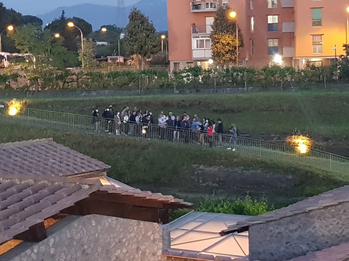 ➡️✔️ visite serali alla Villa Regina di #Boscoreale per l'evento Notte dei Musei del 15/05/2022.