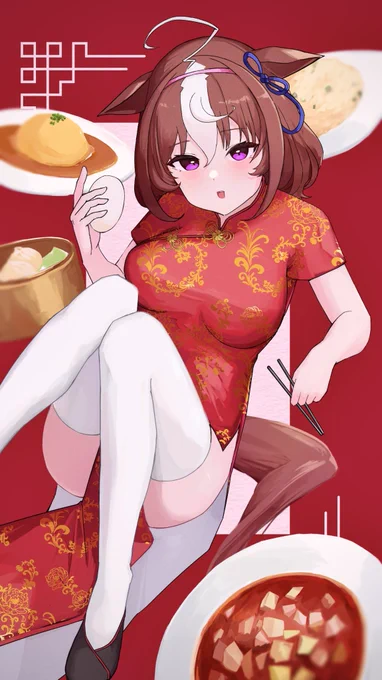 チャイナ服ドトちゃん!!!#ウマ娘 #メイショウドトウ 