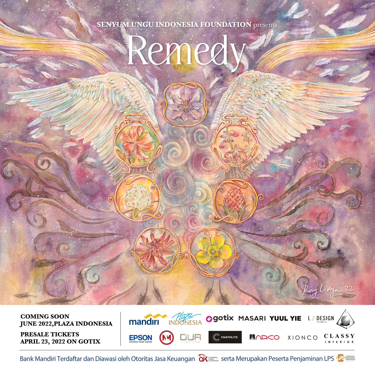 SenyumProject's tweet photo. Senyum Ungu Indonesia Foundation @SenyumArmy Present “REMEDY” 
Art Exhibition to celebrates BTS &amp; Army 9th Anniversary 

This charity event collaborates with @UNICEFIndonesia to support underpriviledged children Back To School

Coming Soon in June 2022
@plazaindonesia https://t.co/2uRL2vCGPh