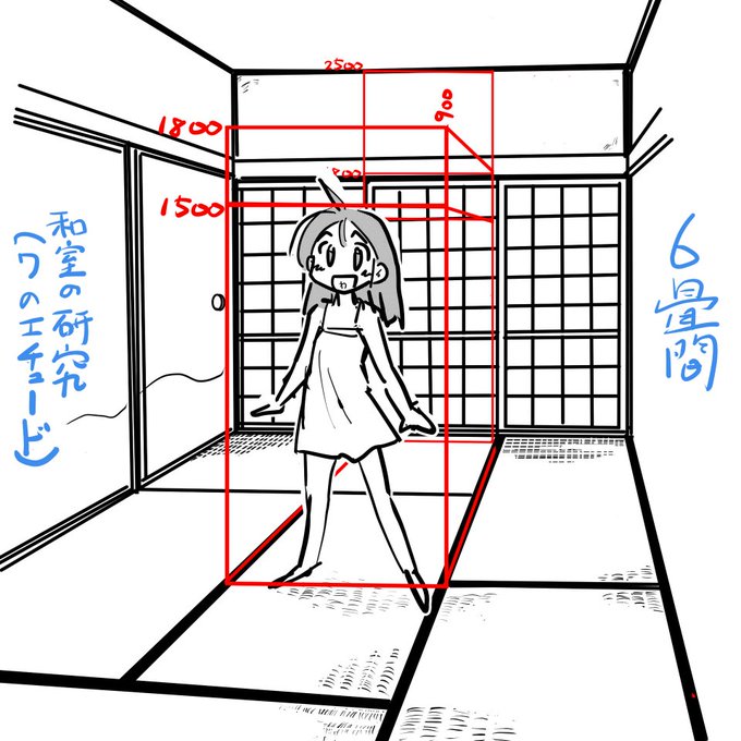 今日のなぞラクガキ
背景指南本をみながら、
和室の研究(a study in washitsu)

女の子はテキトーですw 