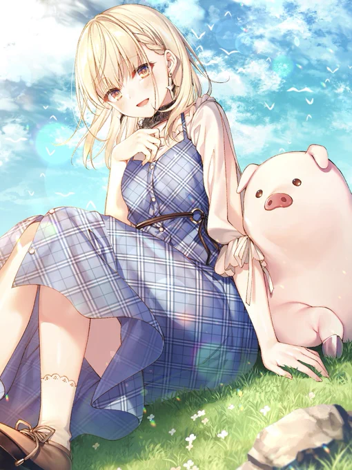 ──俺はただの豚。剣も魔法も使えないが、知恵の限りを尽くしてジェスを守る。ずっと一緒だ

──きっと大丈夫です。豚さんが一緒ですから

#豚のレバーは加熱しろ 