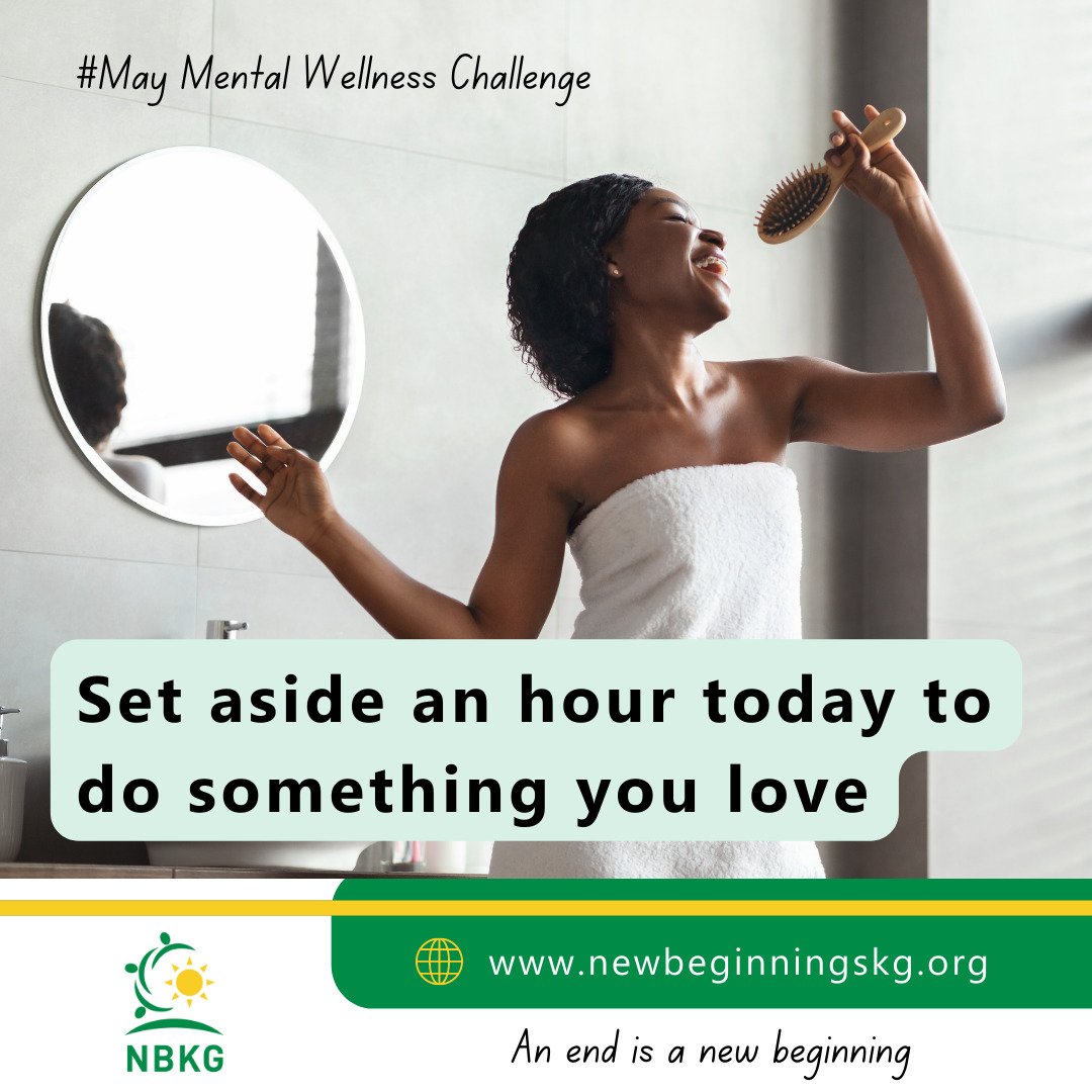 Doing what you love helps you ease stress, lifts your mood and expands your social circle.

#Day14
#MayMentalWellnessMonth 
#mentalhealthawarenessmonth 
#MentalWellnessChallenge