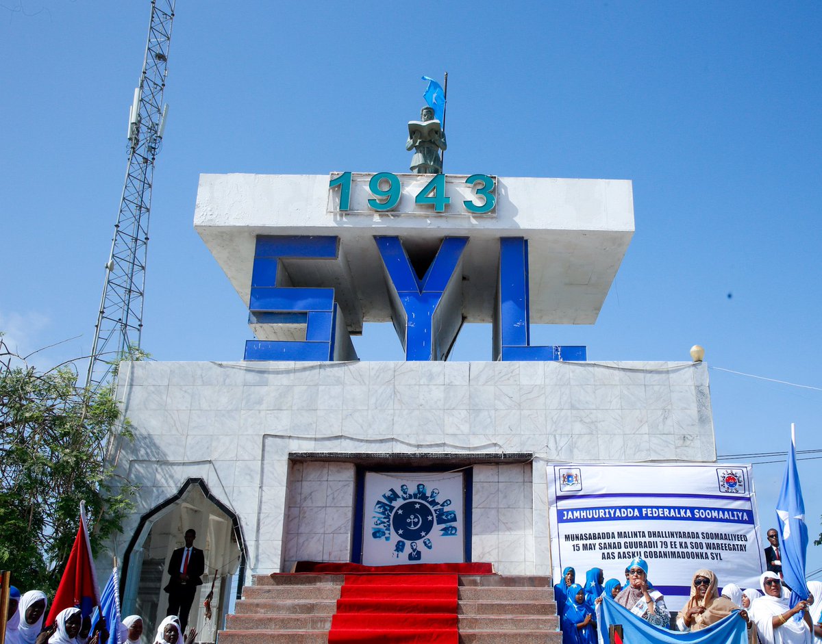 M_Farmaajo's tweet photo. It was a great honor to lead our nation in remembering Somali Youth League, who struggled on our behalf 79 years ago, to spearhead changes in our nation. This day means a lot for us as their reform spirit for #Somalia gives us the will to let our citizens enjoy continuous reforms https://t.co/QSRDp8KHaQ