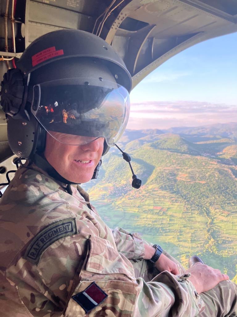 606Sqn's tweet photo. ⁦@RAF_Regiment⁩ personnel from 606 Sqn ⁦@RAFBenson⁩ deploy to Macedonia to provide Force Protection for ⁦@ComdJHC⁩  Chinooks. Another great opportunity for reservists to travel and serve. Never a dull day being an RAF Reservist https://t.co/TeetZktg5b