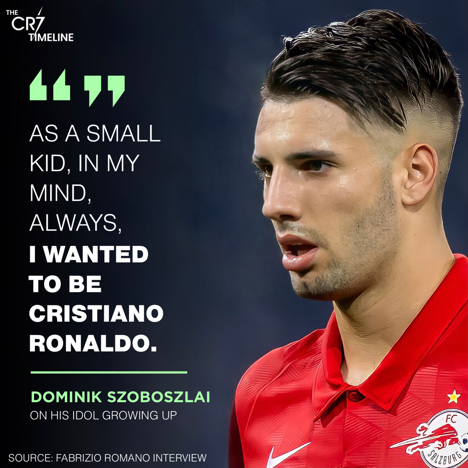 Quem é Szoboszlai, o 'novo CR7' do RB Salzburg?