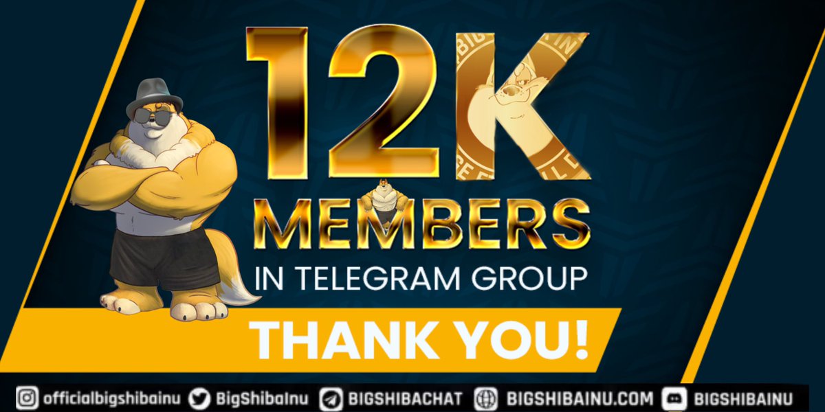 KRISPBACON888's tweet photo. @BigShibaInu is getting bigger and stronger by the day, no project is gaining members even before they’ve launched in this market 🧙‍♂️🪄

⚡️ Well apart from BSI launchpad DAO 🍾

12k Members 🏃‍♂️👯‍♀️👬🧛‍♂️🧕🏌️‍♀️🧙‍♂️🏋️‍♀️🦹‍♀️🧚🏿

#community #ETH #DAO #launchpad #x1000GEM https://t.co/Cmu09753KA