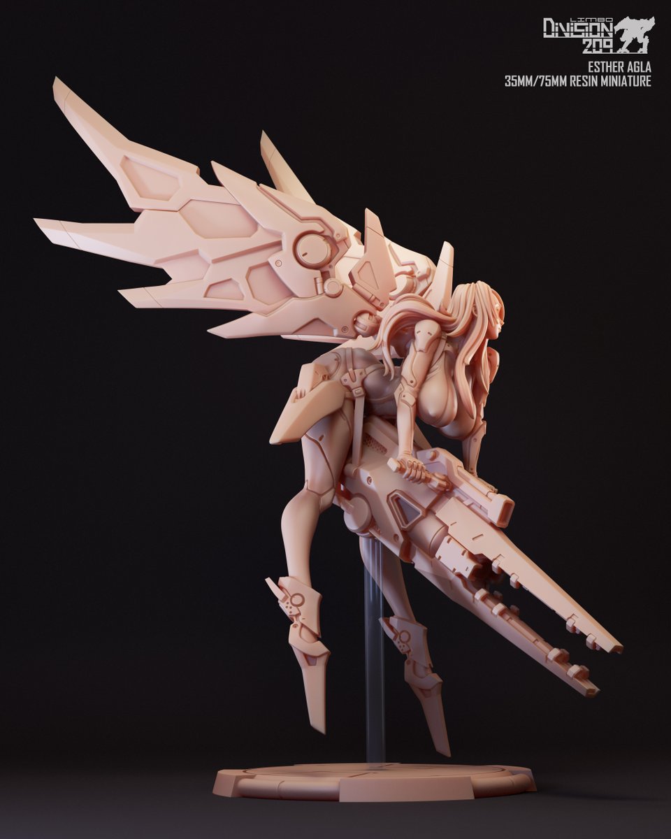 Pre-orders for Sadashi Krieg and Esther Agla are available now! Get the best sci-fi miniatures of both 35mm and 75mm scales at Limbodivision209.com