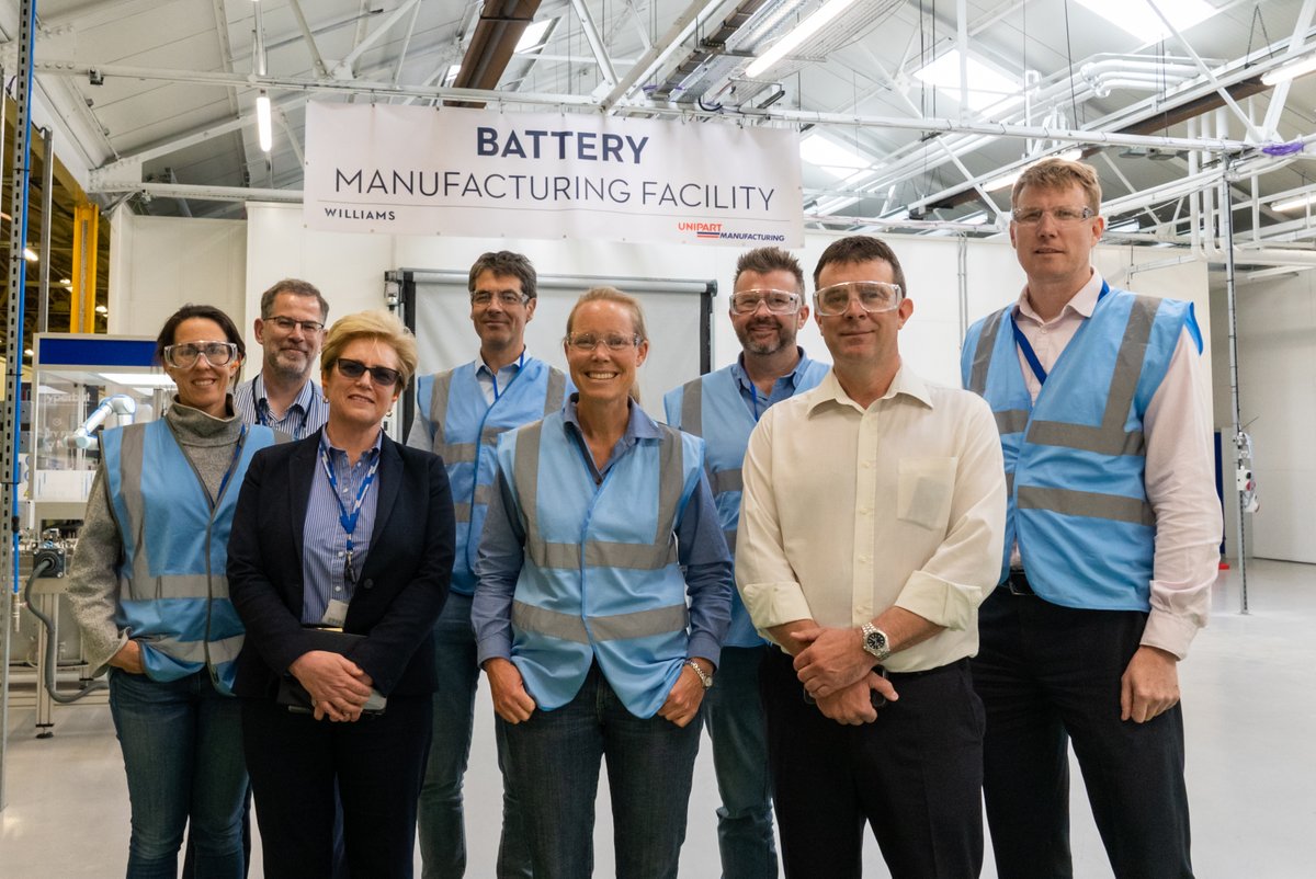 JulieShuttlewth's tweet photo. Automotive component manufacturer @UnipartGroup have joined forces with @WilliamsAdvEng to form @Hyperbat_Ltd, an exciting joint venture exploring and building innovative battery technology. 🔋 https://t.co/Y1Sm11l5fx