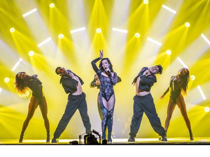 eurovision_tve's tweet photo. 🎉Hoy celebramos el tercer puesto de Chanel en #Eurovision 

Vive el #Chanelazo in Plaza Mayor de Madrid a las 20:30 H junto a @ChanelTerrero @iammariaperezz @RCaurin @Josh_Huerta @amazingpool_ @exon_exon_ y con @JuliaVarela__ y @TonyAguilarOfi https://t.co/7lANv5yvX7
