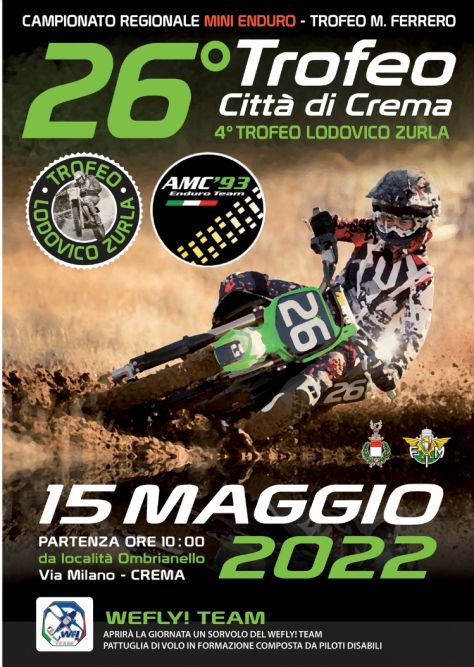 FicrLombardia's tweet photo. #minienduro #Crema #TrofeoFerrero risultati live https://t.co/UdiIxcJunL #cronometristi #enduro @federcronos https://t.co/lZNDSJgNqZ