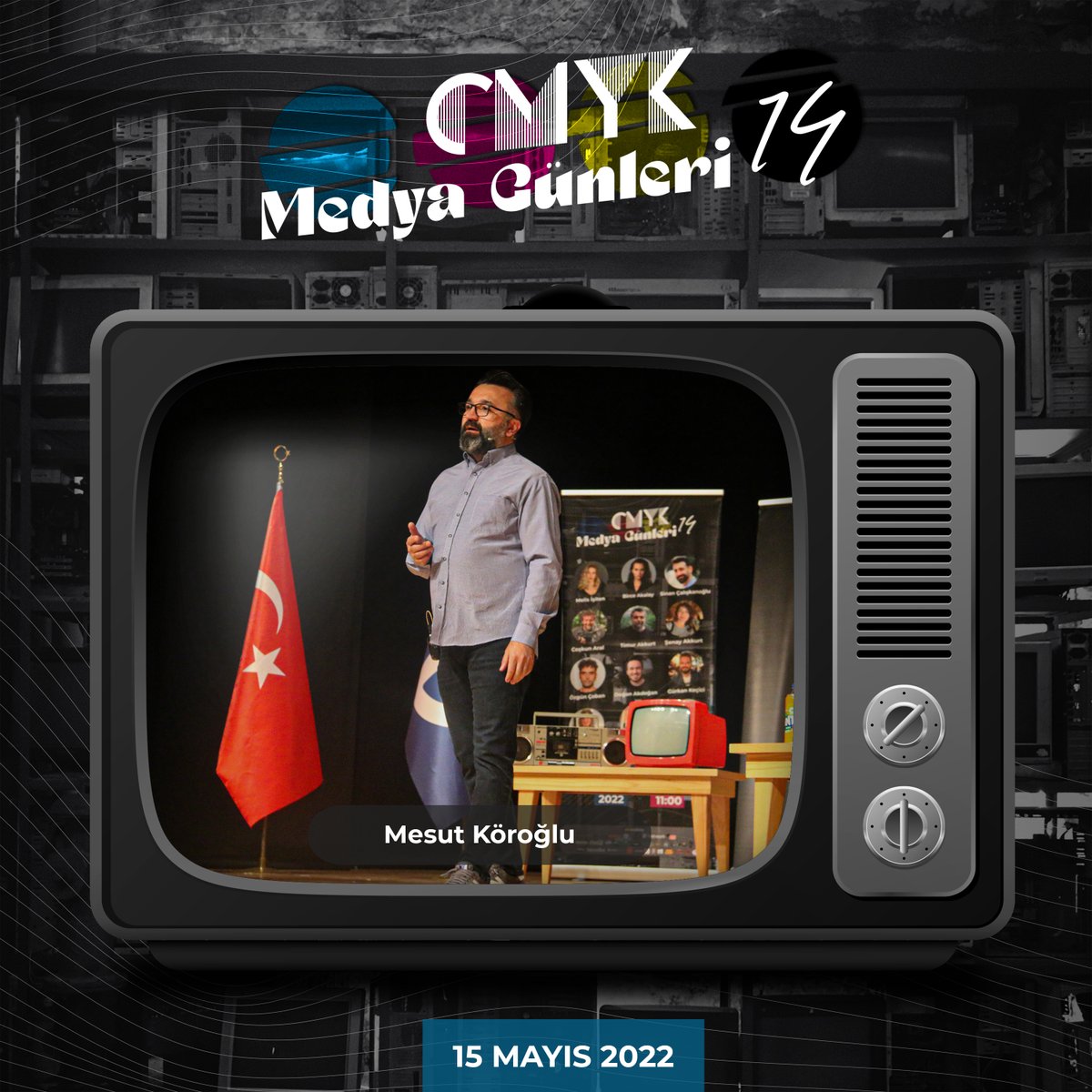 Ana sponsorumuz YDS Academy Eskişehir Kurucu Temsilcisi Mesut Köroğlu konuşmasını yapmak için sahnede!